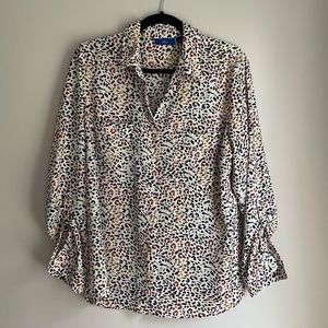 APT 9 Button down 3/4 sleeve blouse